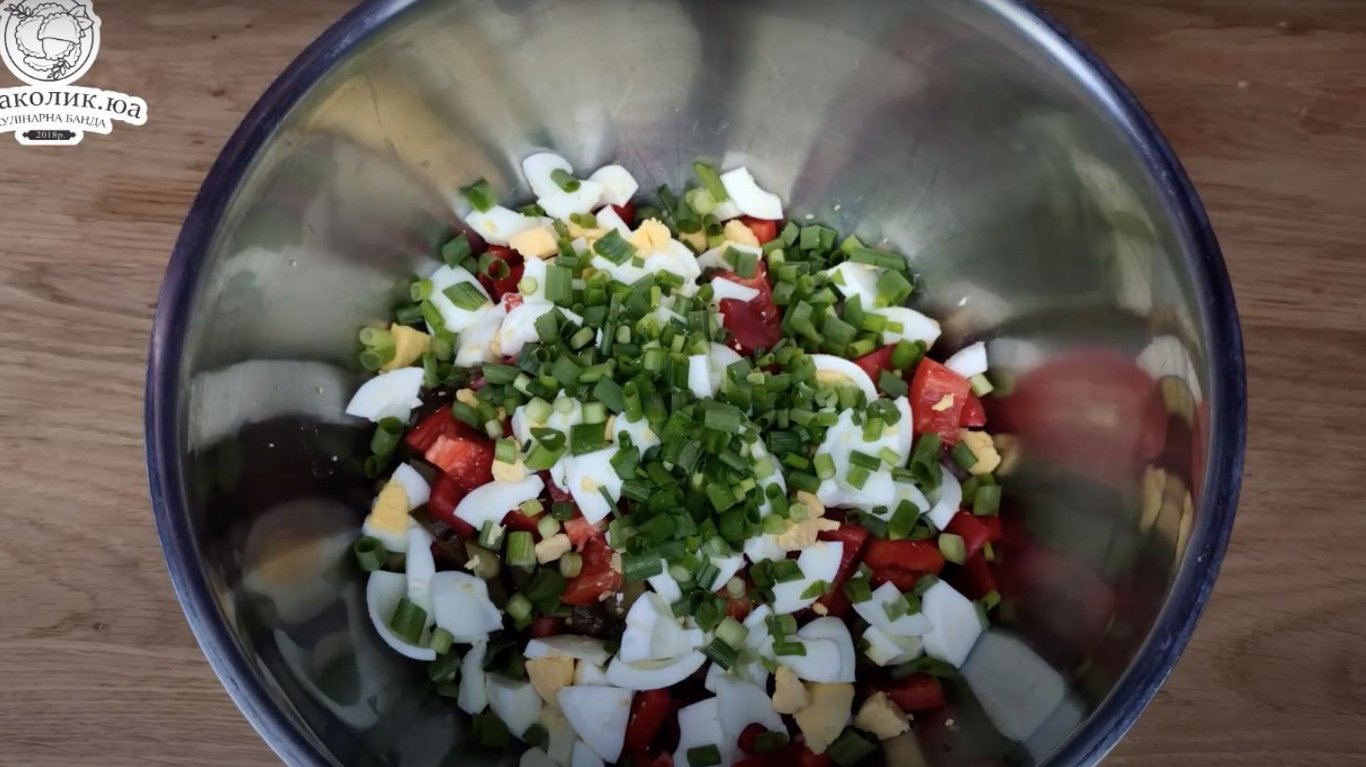 приготувння смачного салату рецепт 