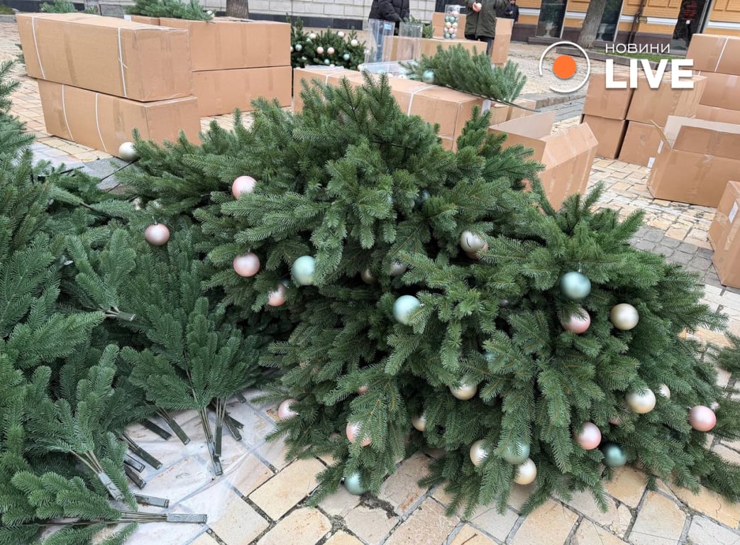 новорічна ялинка на Софіївській площі