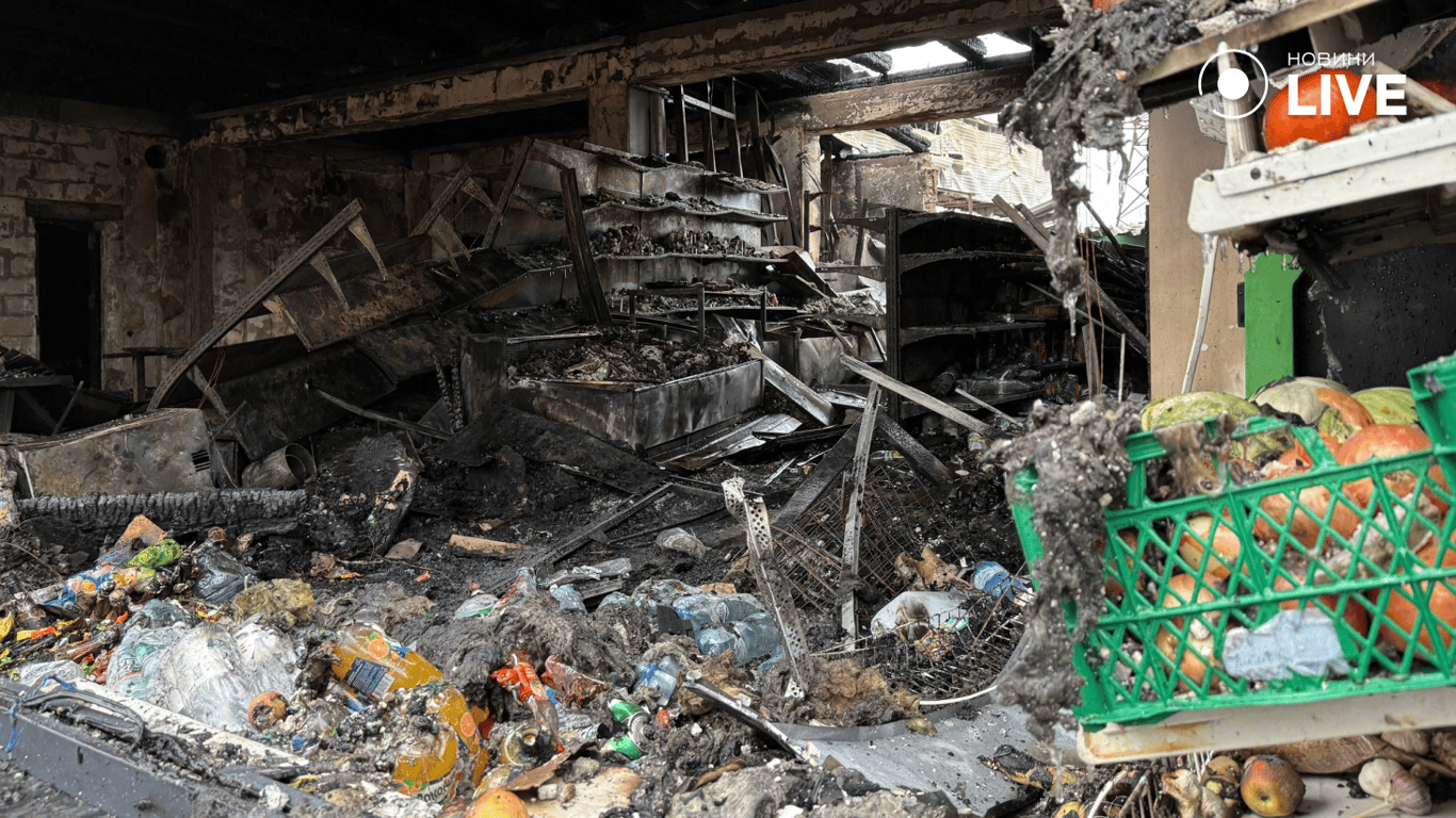 Магазин в який влучив дрон