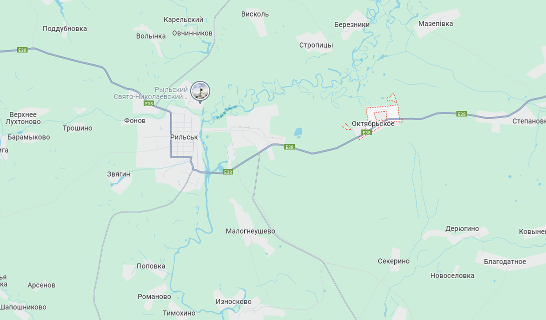 Где расположено Октябрьское