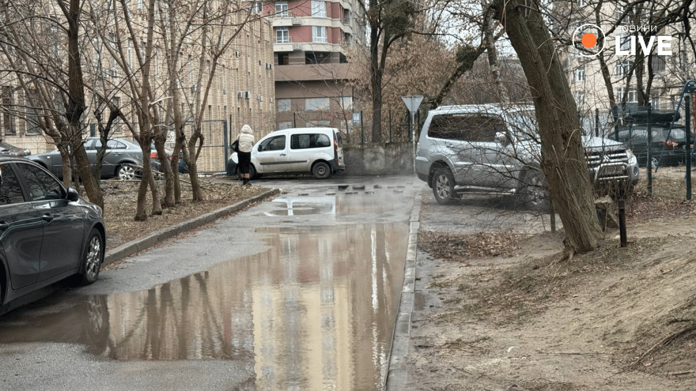 прорыв теплосети Киев