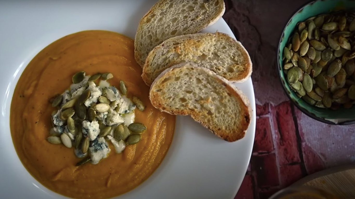 Ідеальний суп з гарбуза — відео рецепт