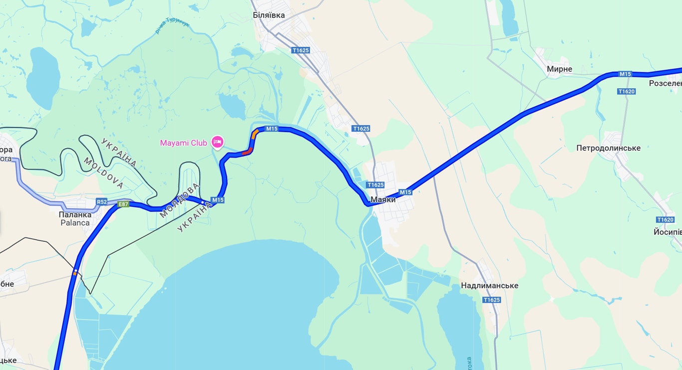 Затор в Паланку