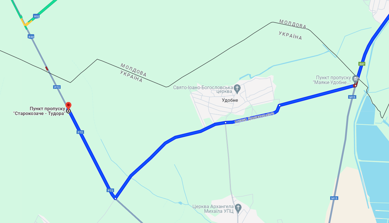 Старокозаче, затори 26 серпня