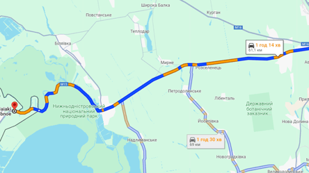 Пробки на выезд в Молдову — на трассе Одесса — Рени сильно затруднено движение - 285x160