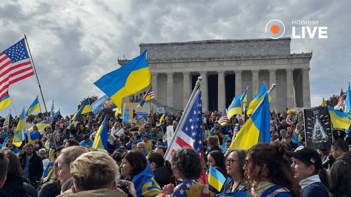 Мітинг українців в Америці