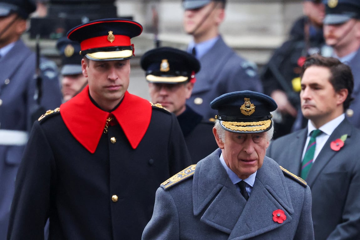 Принц Уильям и король Чарльз. Фото: Reuters