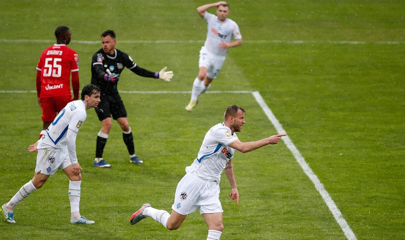 Андрей Ярмоленко в матче "Кривбасса" и "Динамо" 26 апреля 2026 года