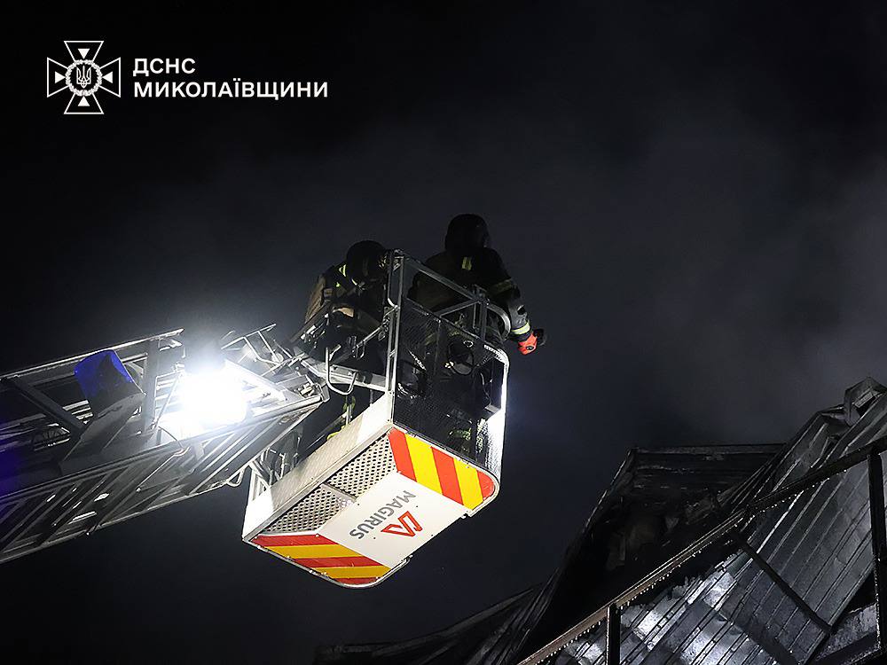 Наслідки обстрілу Миколаєва 16 лютого