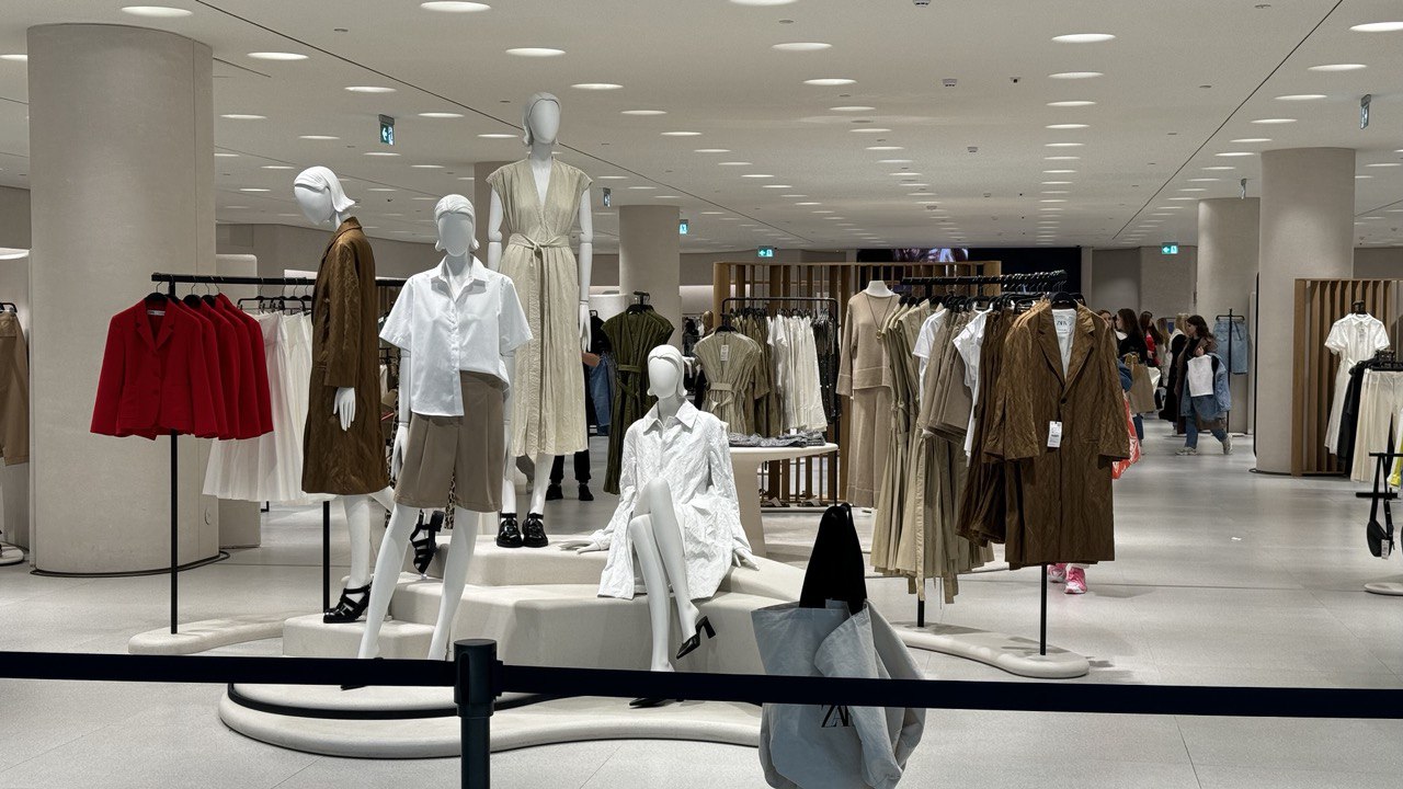 Открытие ZARA в Украине
