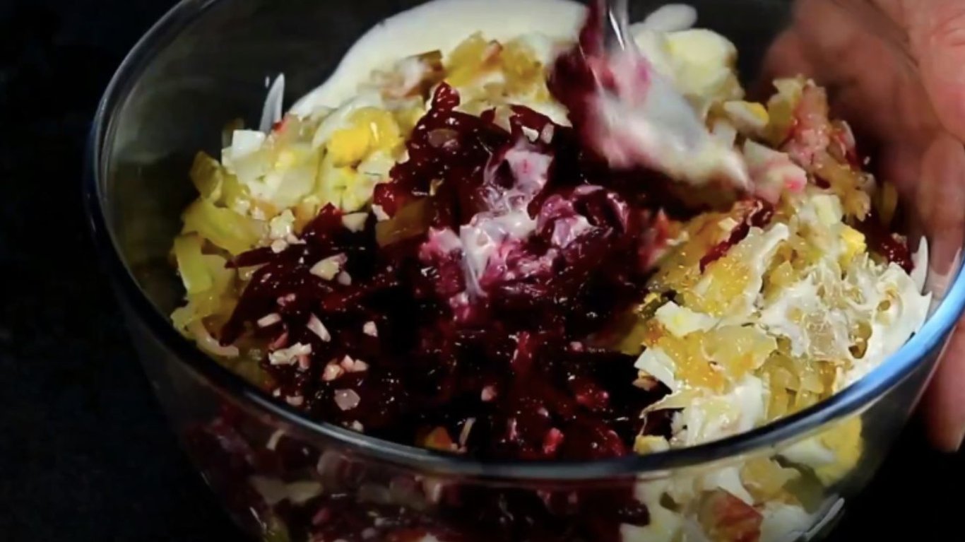 салат з буряком рецепт 