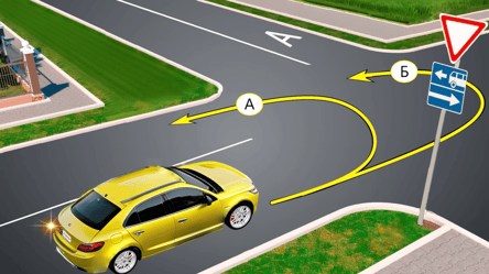 Хитрий тест ПДР — яка траєкторія розвороту дозволена - 285x160