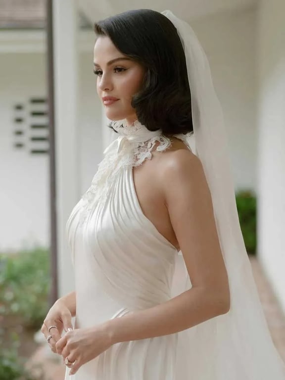 Selena Gomez wedding dress