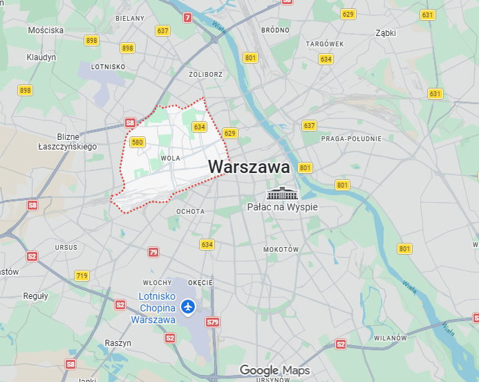 Варшава, район Wola.