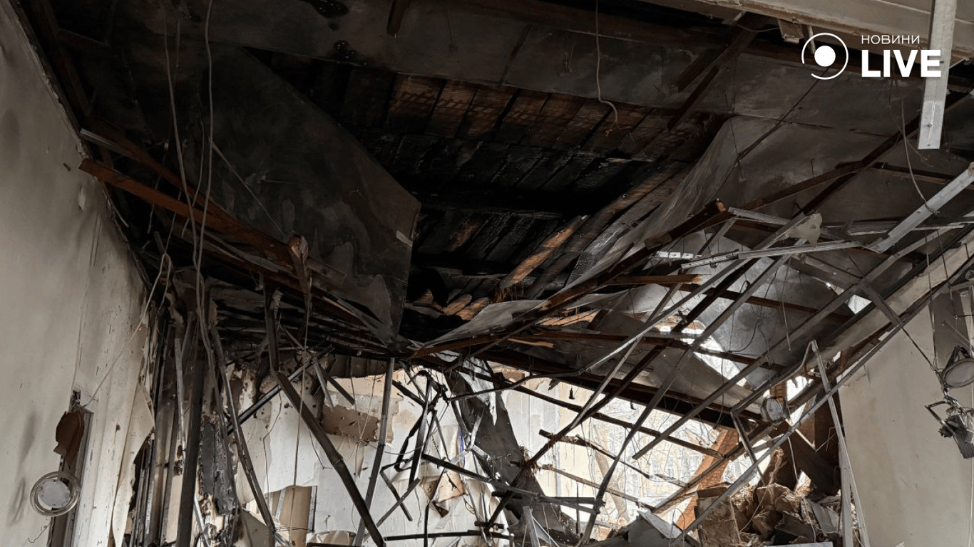 Атака та наслідуи удару в Одесі