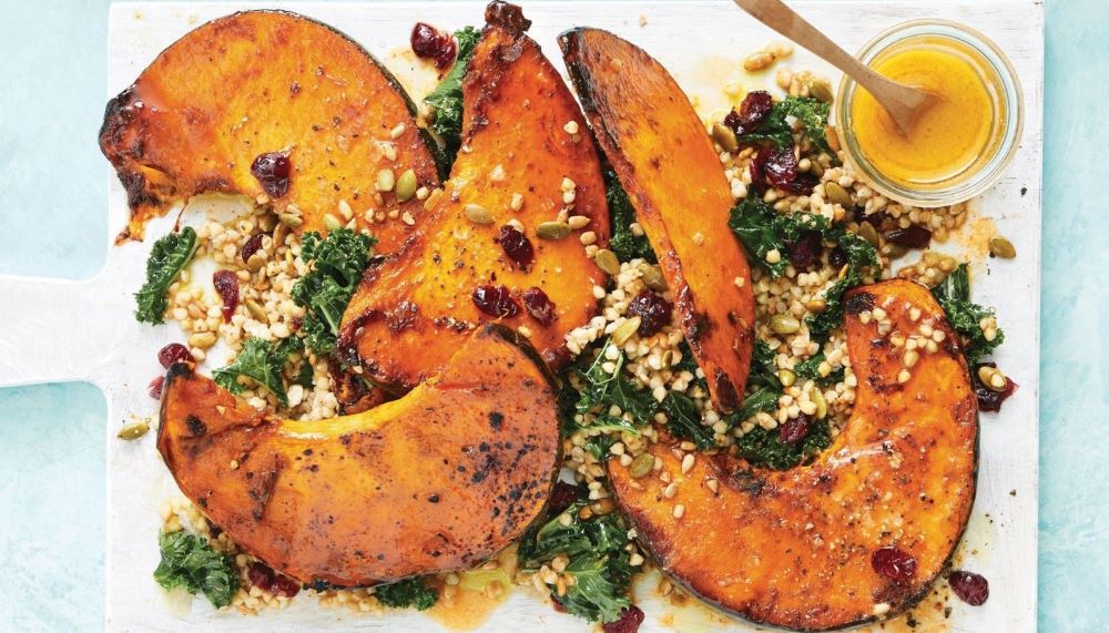 Стейк з гарбуза в паніруванні — ідея смачної та корисної вечері без м'яса - фото 1