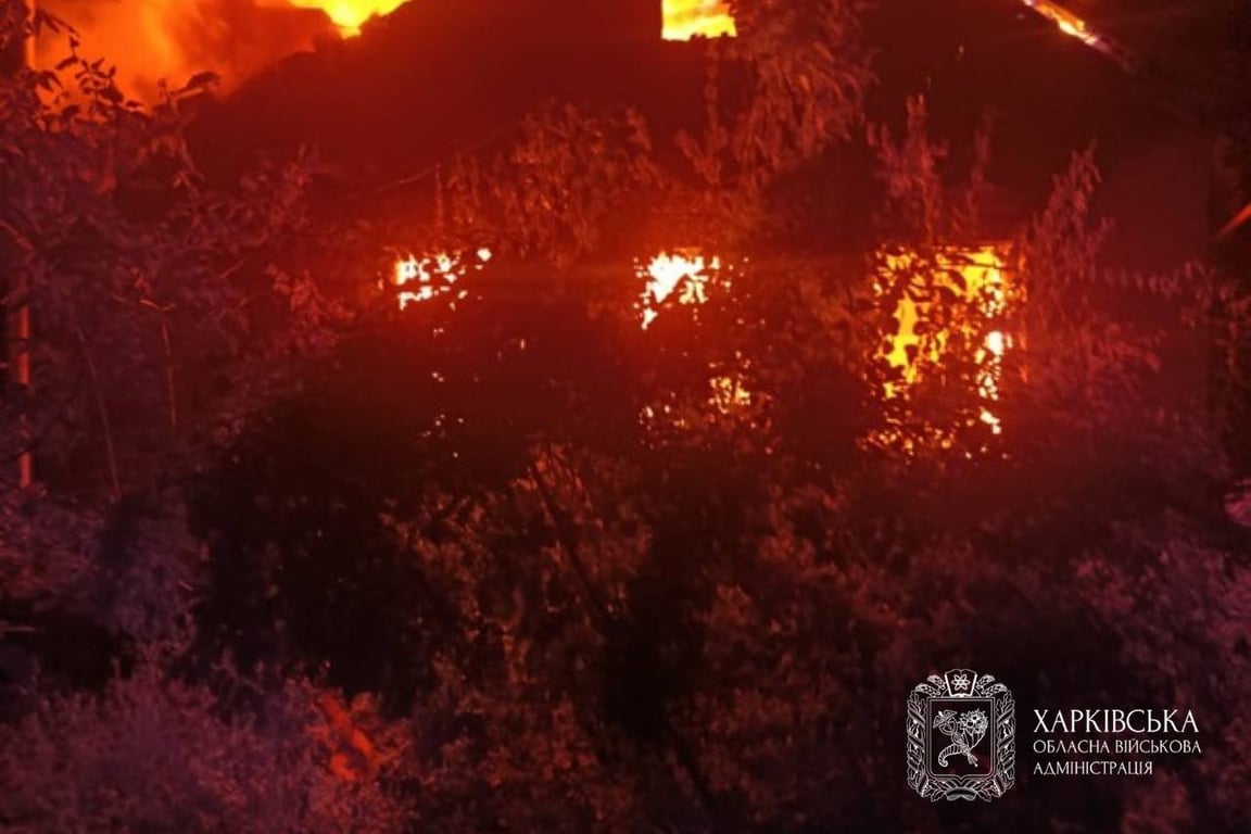 Пожежа після влучання