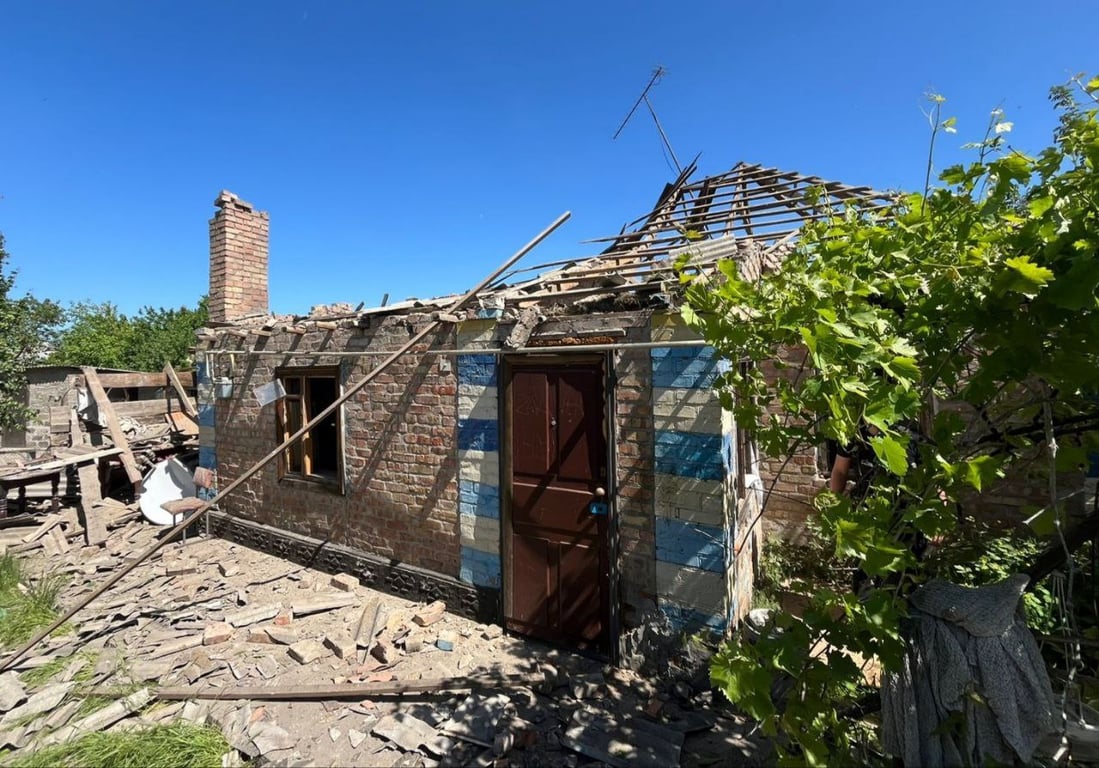 Обстрел Никополя 4 мая