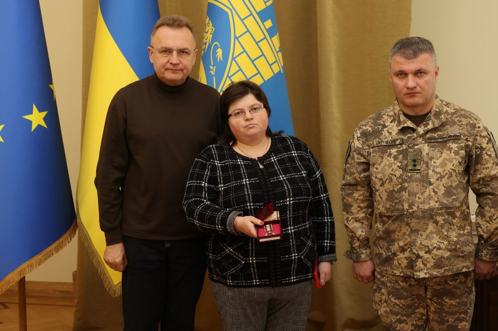 Награждение посмертно Львов