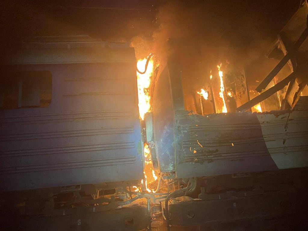 Атака на поїзд на Харківщині