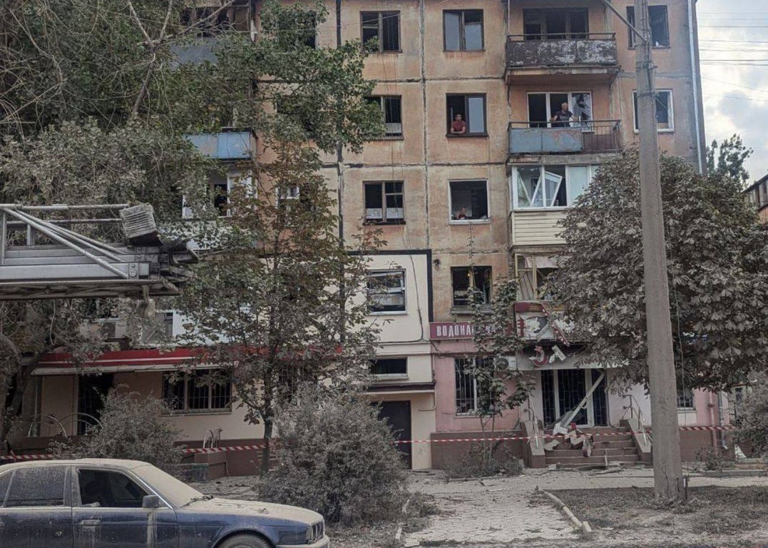 Последствия российского обстрела Кривого Рога 4 сентября