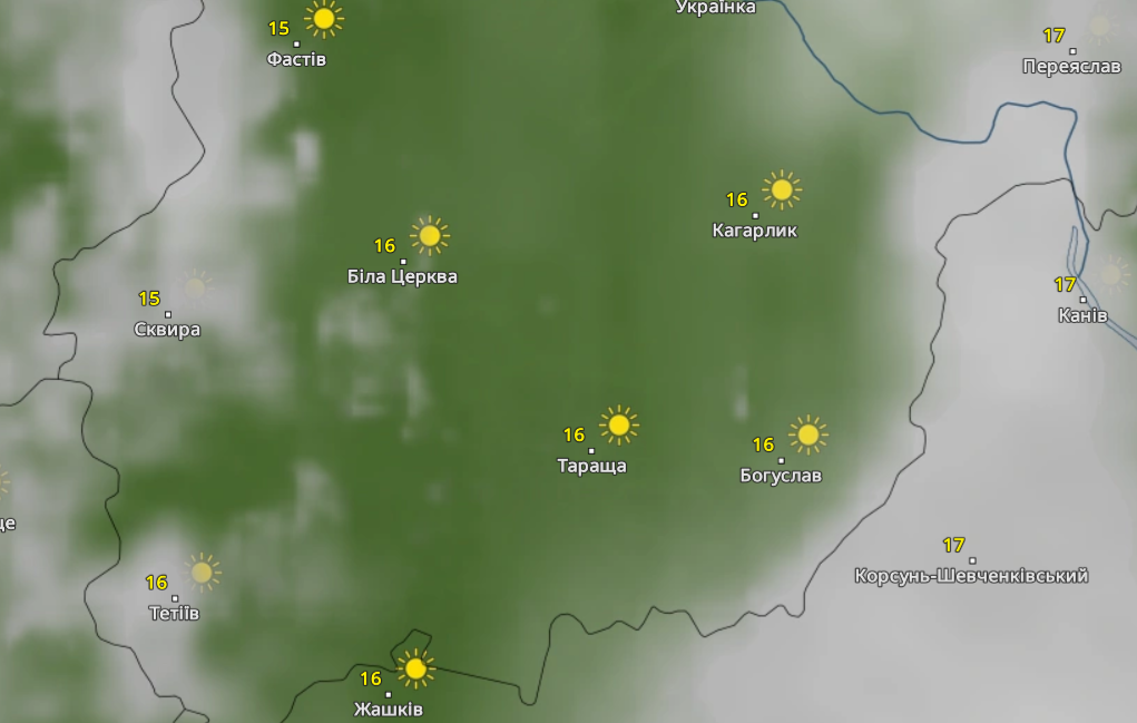 Погода у Києві на завтра