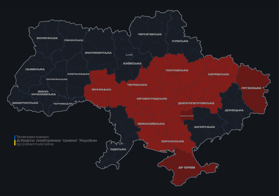 Атака "Шахедів" та активність бортів Ту-95МС — які області України в небезпеці - фото 1