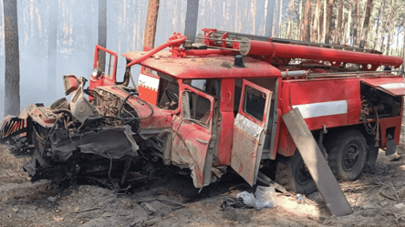 На Харківщині на міні підірвався пожежний автомобіль — є постраждалі - 290x166