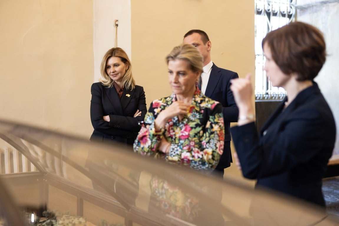 Первая леди Елена Зеленская и Герцогиня Софи в Киеве