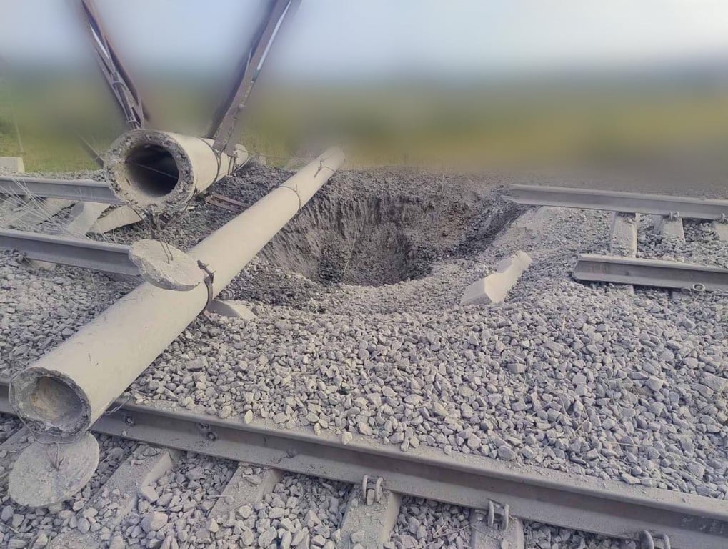 РФ завдала удару по залізниці під Слов'янськом - фото