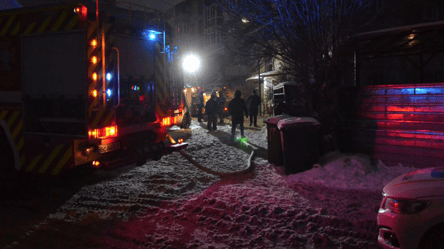 Во время пожара во Львове спасатели спасли человека - 285x160