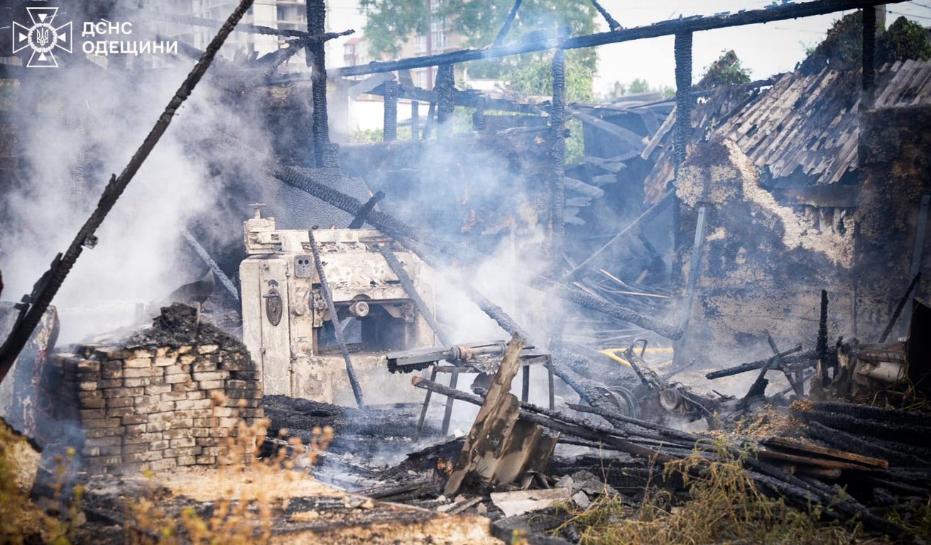 Насідки пожежі в Одесі 5 вересня