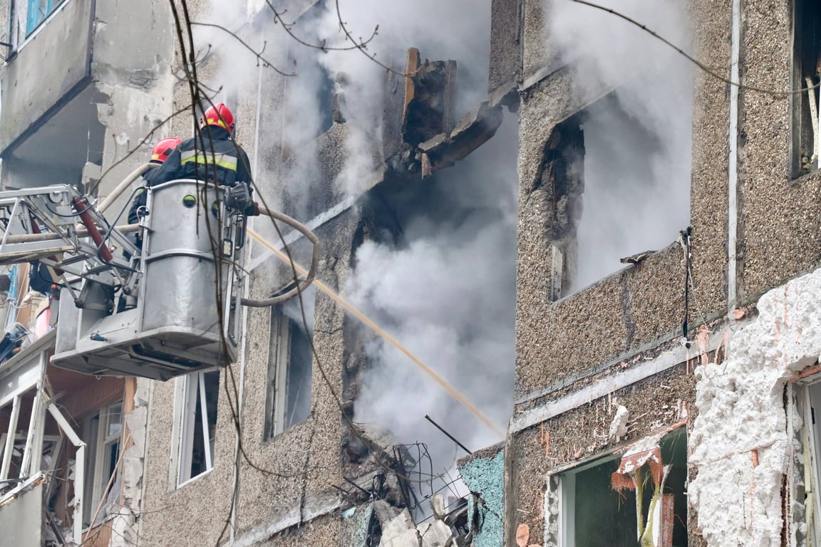 Російський обстріл Чернігова 25 грудня