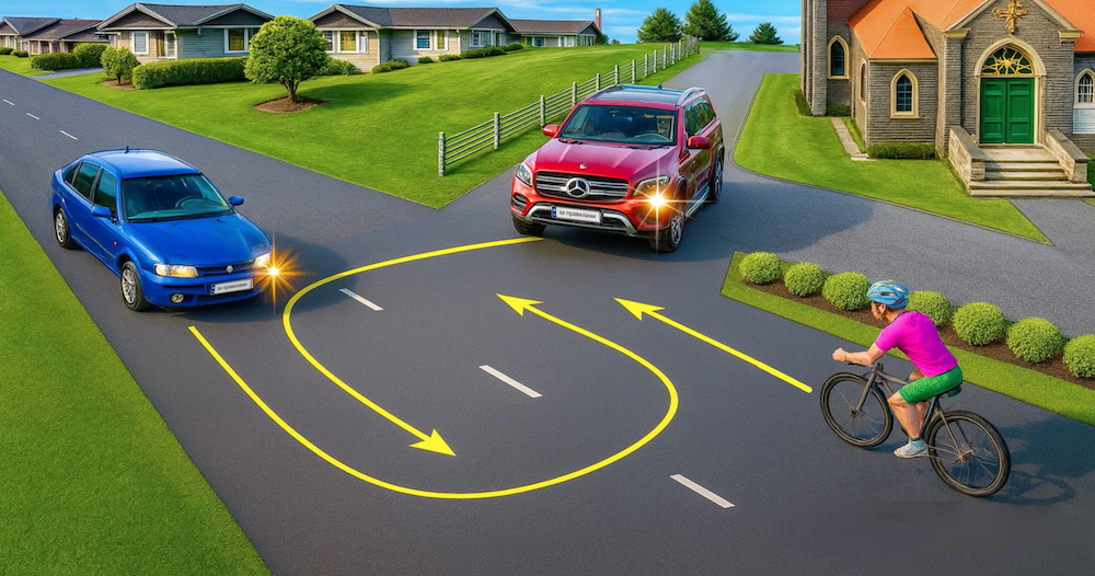 Тест з ПДР: в якому порядку розʼїдуться ТЗ?