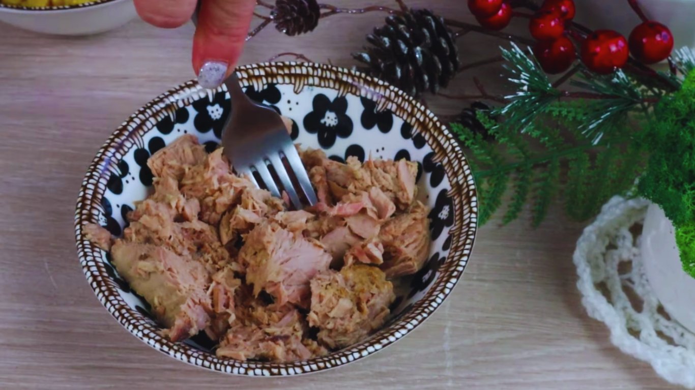 рецепт салату замість мімози