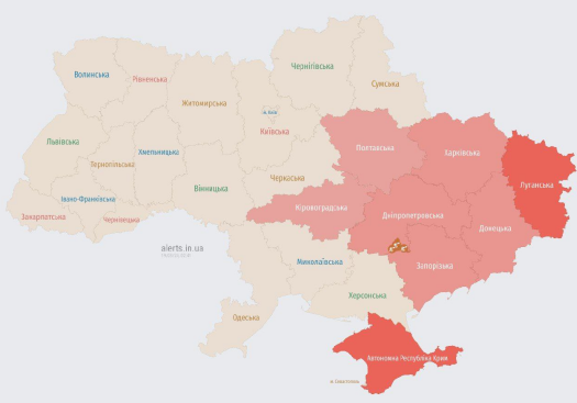 Повітряна тривога в Україні — де є загроза балістики - фото 2