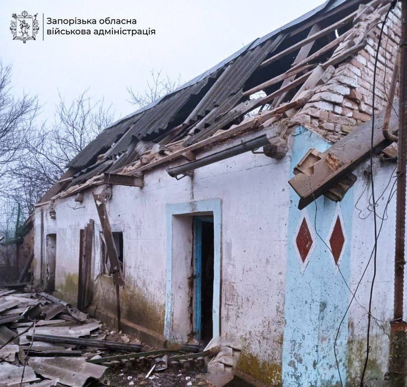 Наслідки російського обстрілу Запорізької області