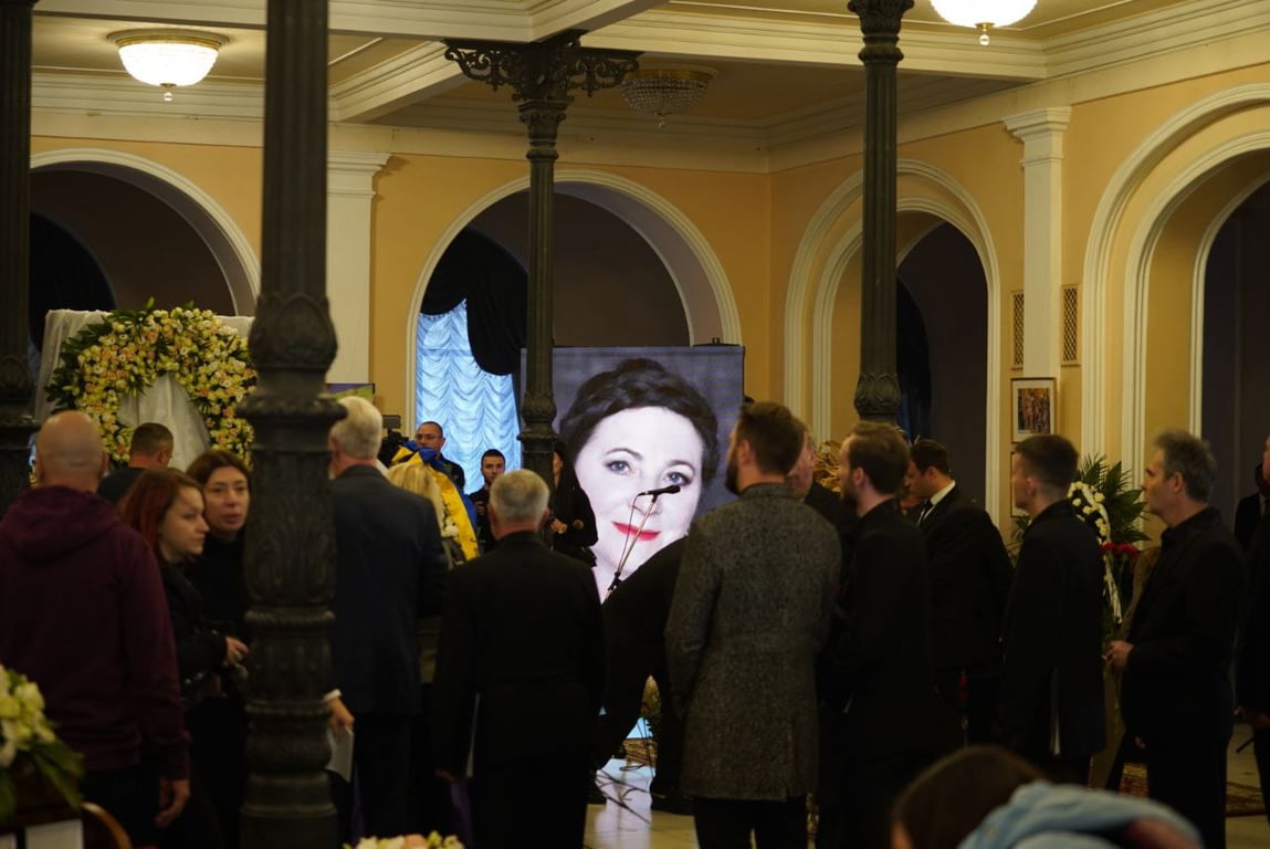 Прощання з Ніною Матвієнко у столиці. Фото: Ігор Кузнєцов