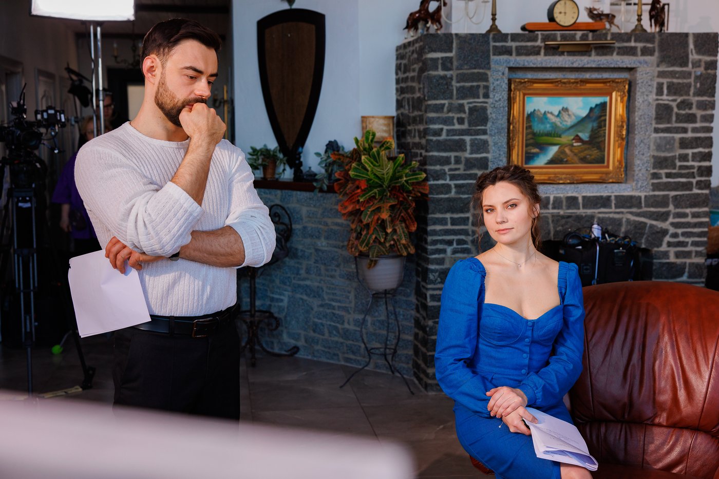 Антоніна Хижняк та Влад Нікітюк у новому серіалі - фото