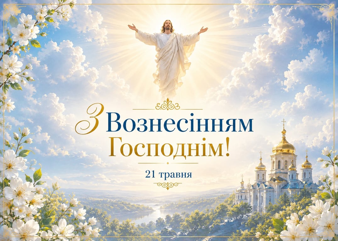 Вознесение Господне 21 мая — красивые поздравления в открытках