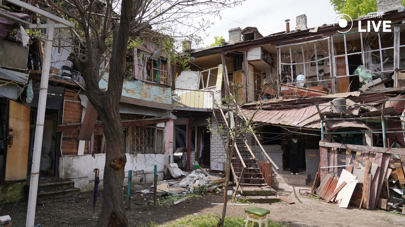 В горсовете рассказали об объеме разрушений в результате дроновой атаки Одессы ночью 23 апреля