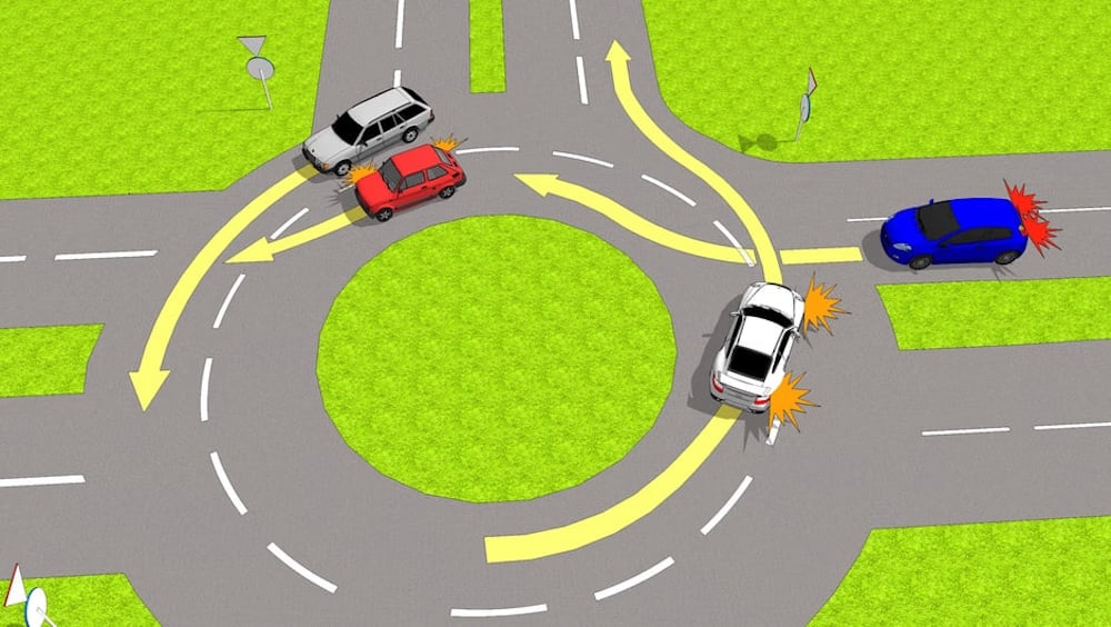 Тест з ПДР: хто кого пропускає на колі?