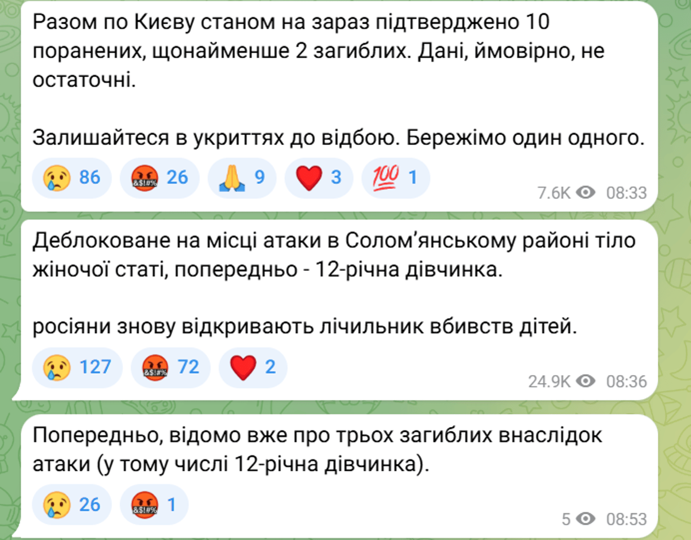 Атака РФ на Київ 28 вересня