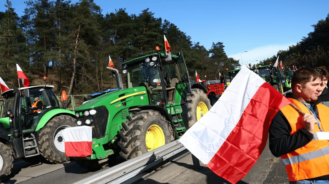 Расширяют протесты — поляки заблокировали два КПП на границе с Германией
