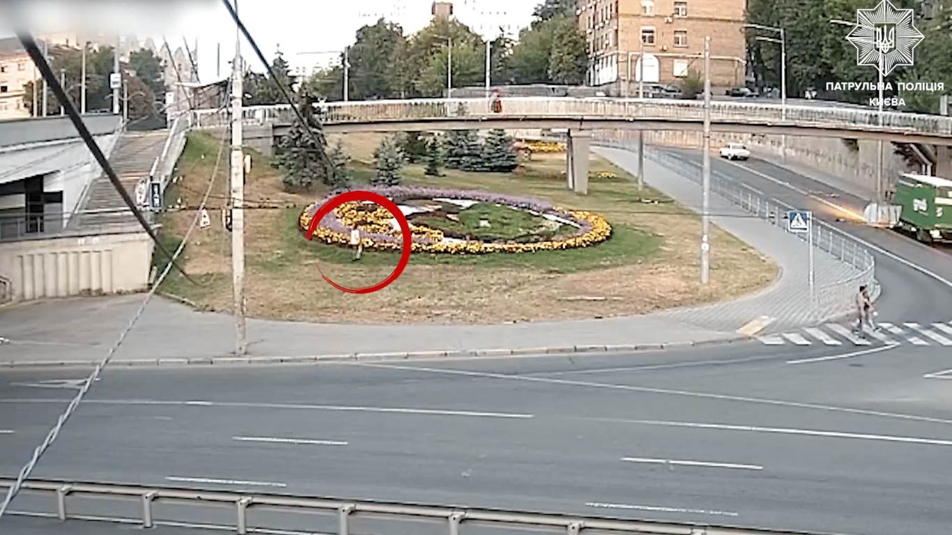 У Києві невідомі намагалися вкрасти рослини прямо з міського квітника