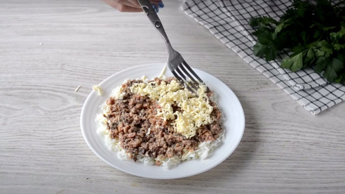 простой рецепт мимозы