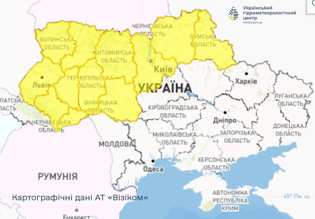 Заморозки в Украине ночью 12 мая