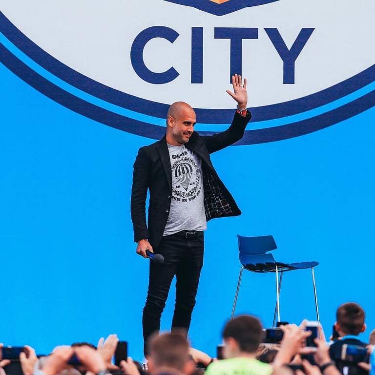 Хосеп Гвардиола с женой