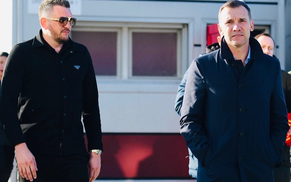 Горан Попов та Андрій Шевченко