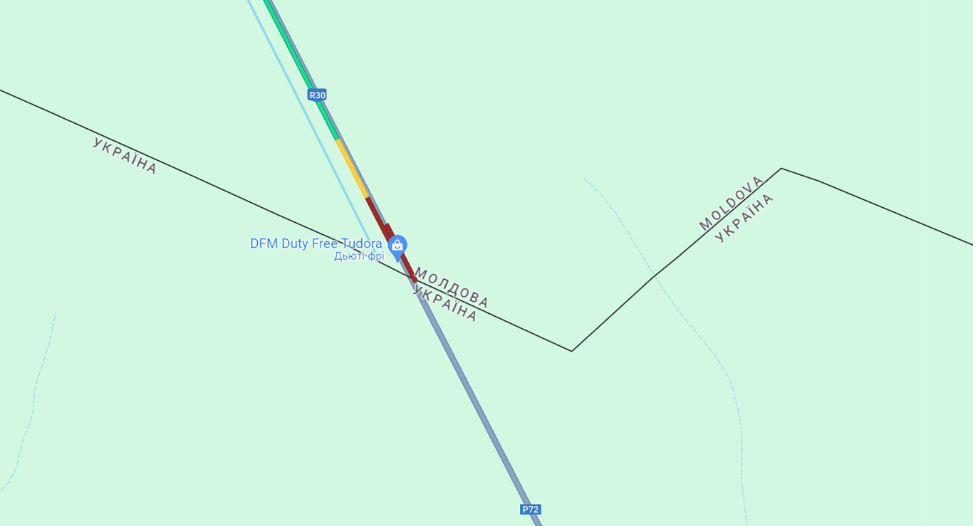 Черга на КПП "Старокозаче - Тудора"